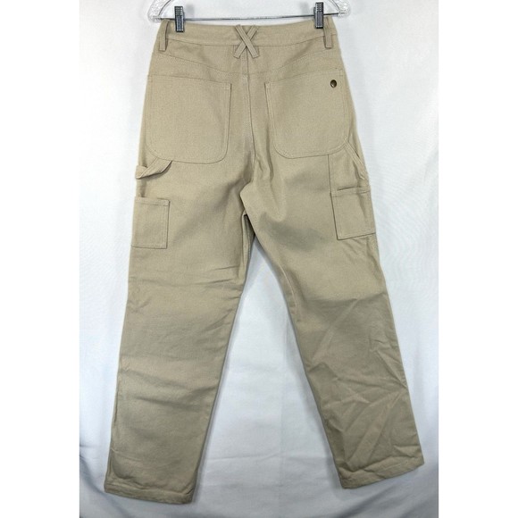 Honor The Gift Pants Men's 30x31.5 Double Knee Carpenter Heavy Canvas Tan - Picture 3 of 8